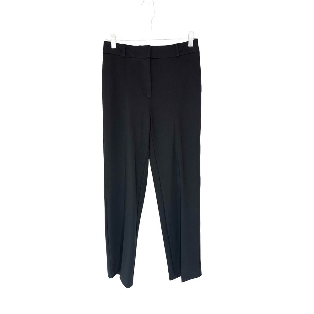 J. McLaughlin Black Office Business Career Straight Leg Dress Pant Size 4